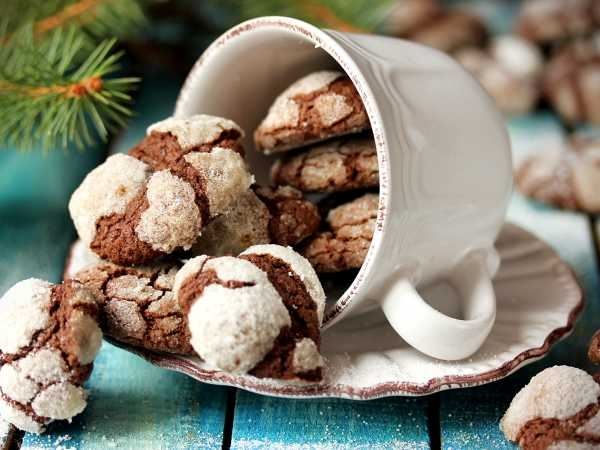 Кокосово-шоколадное печенье