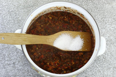 Грузинский соус сацебели из помидор на зиму